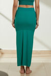 Zivame All Day Flared Mermaid Reversible Saree Shapewear - Emerald N Ice Green — thumbnail 3